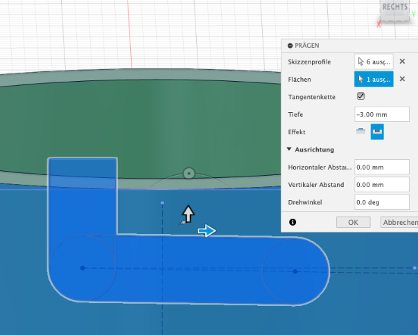 Dose mit Bajonettverschschluss